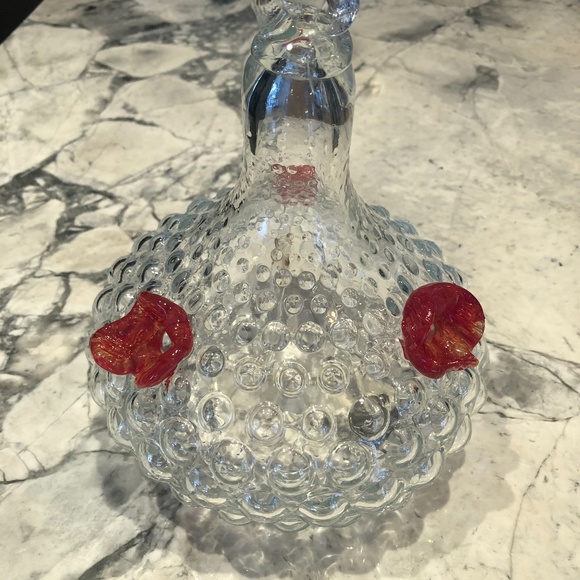 Glass Art Hummingbird Feeder - Picture 2 of 4